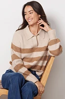 Paxton Stripe Polo Pullover