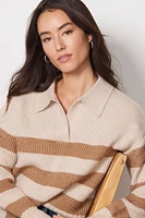 Paxton Stripe Polo Pullover