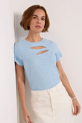 Sky Cotton Tee