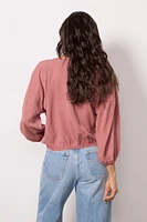 Drop Shoulder Blouse