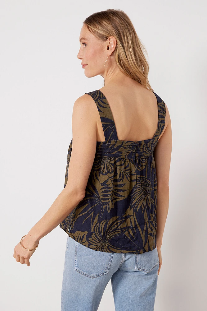 Button Back Cami