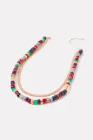 Carlee Stone Double Strand Necklace