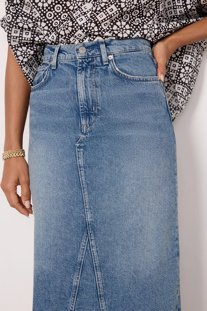 The Highland Denim Skirt