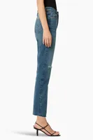 Holly High Rise Straight Crop Jean