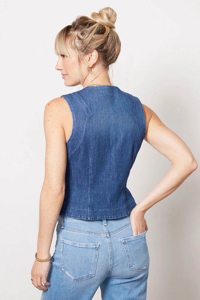 Sierra Fitted Denim Vest