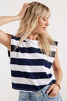 Stripe Muscle Tee