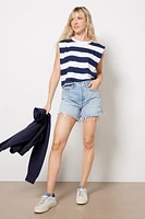 Stripe Muscle Tee