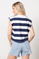 Stripe Muscle Tee