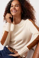 Harlow Suede Pullover