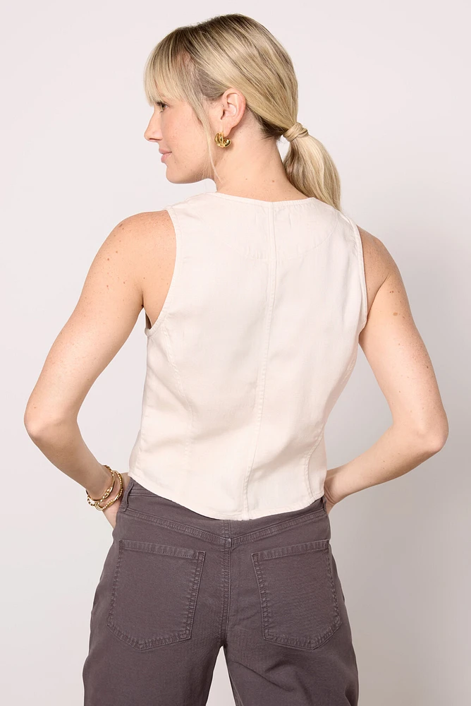 Seamed Vest