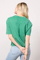 Elsy Slub Pocket Tee