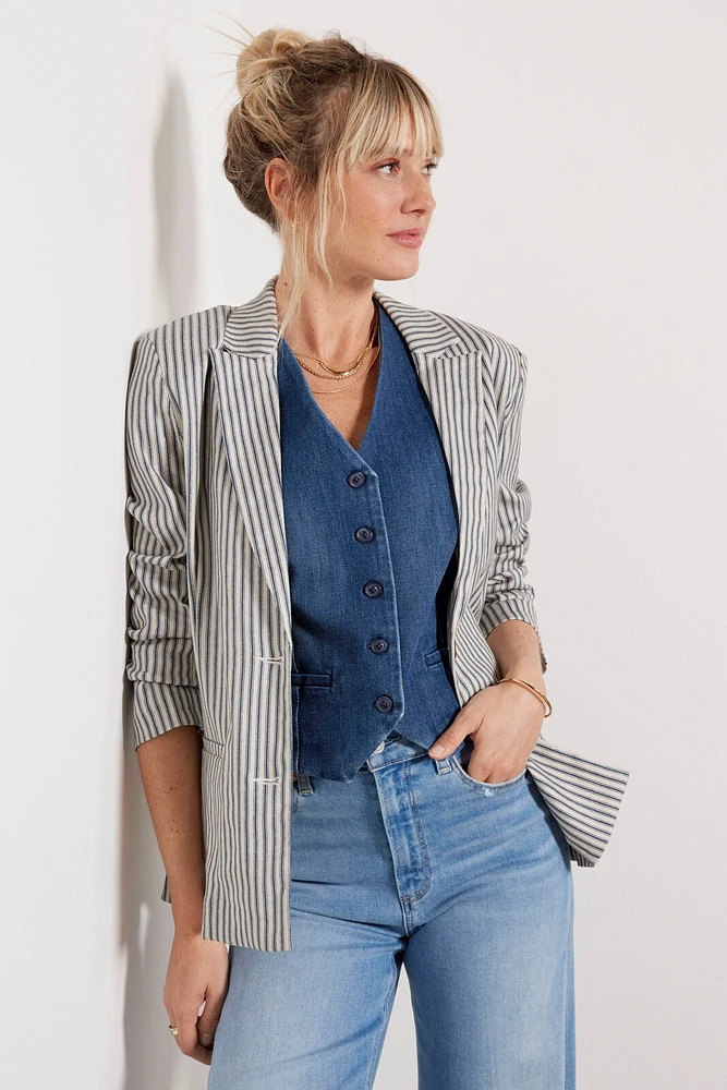 Thea Stripe Blazer