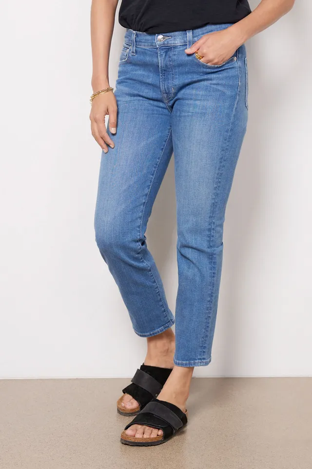 The Tall Perfect Vintage Straight Jean in Lunar Wash