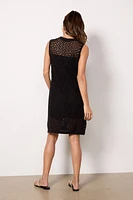 Trey Open Knit Mini Dress