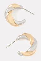 Sheridan Two Tone Hoops