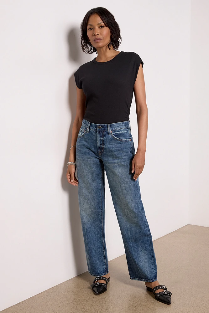 Lexi Bowed Straight Jean