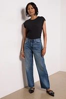 Lexi Bowed Straight Jean