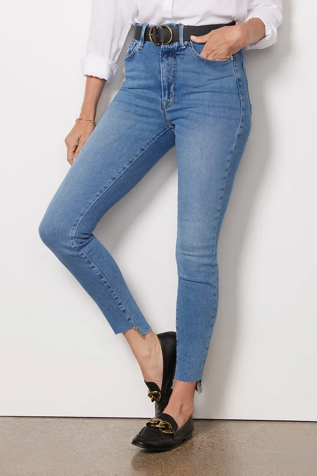 FRAME Double Waistband High Flare Jeans