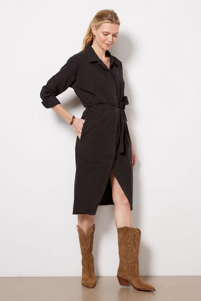 Poplin Shirt Dress