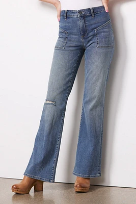 Ana Mid Rise Flare Jean