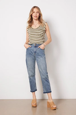 Sienna Baggy Boyfriend Crop Jean