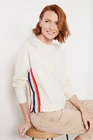 Taylor Stripe Trim Sweatshirt