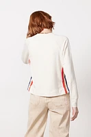 Taylor Stripe Trim Sweatshirt