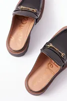 Lennon Backless Lug Sole Flat