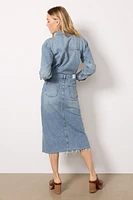 Amira Denim Midi Dress