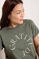 Gratitude Lila Tee