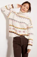 Lyra Fair Isle Turtleneck