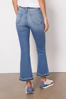 Barbara High-Rise Bootcut Crop Jean