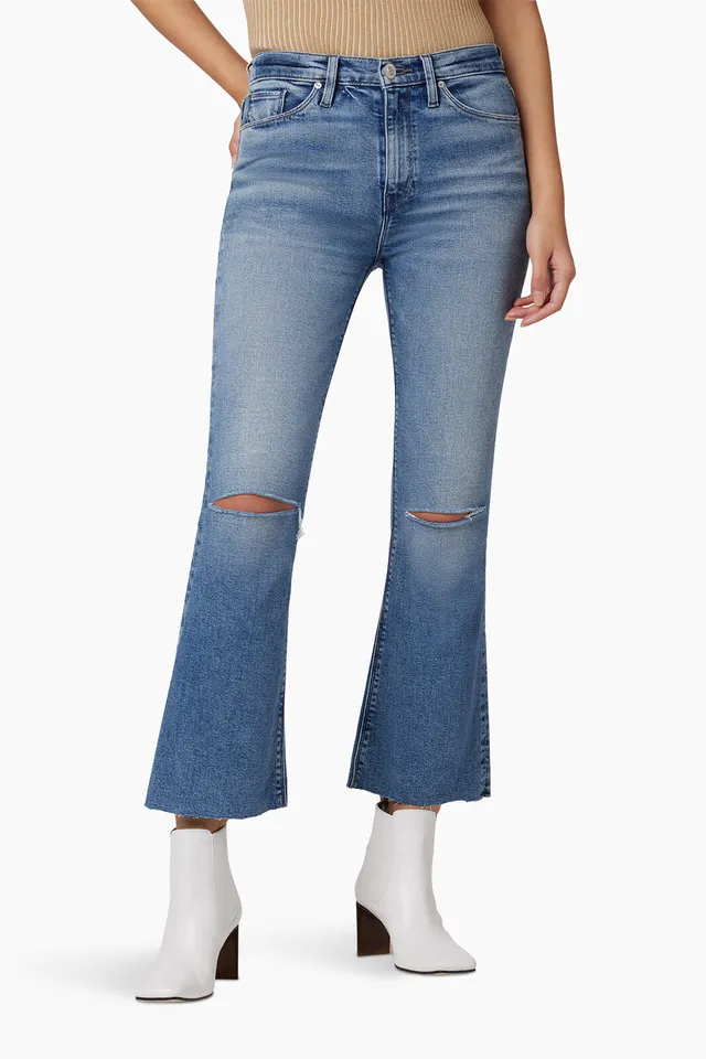 Barbara High-Rise Bootcut Crop Jean