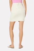Asymmetrical Knee Length Pencil Skirt