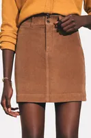 Stretch Cord Mini Skirt