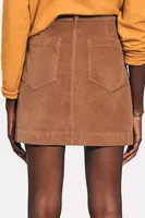 Stretch Cord Mini Skirt