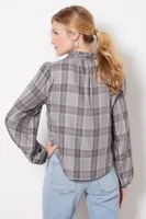 Declan Plaid Blouse