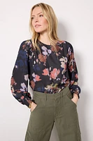 Lua Blurry Floral Blouse