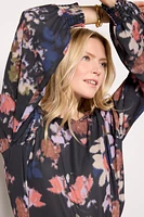 Lua Blurry Floral Blouse