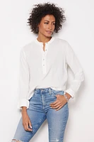 Dream Cotton Collarless Shirt