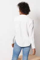 Dream Cotton Collarless Shirt