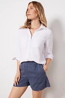 Kaili Button Up Gauze Top