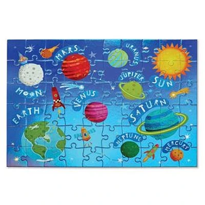 Puzzle 60 Peças Foil Outer Space