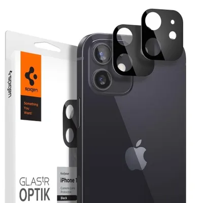 SPIGEN OPTIK CAMERA LENS IPHONE 12 PRO MAX PRETA