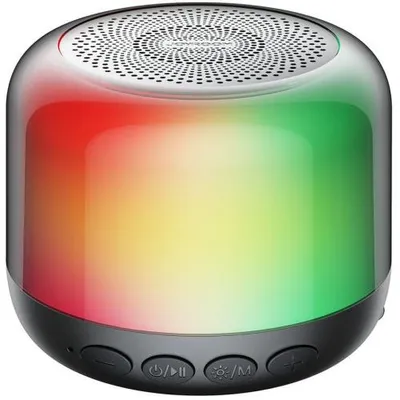 Joyroom bluetooth 5.1 RGB Wireless Speaker Black (JR-ML03)