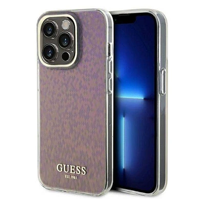 CAPA GUESS MAGSAFE IML FACETED MIRROR DISCO IRIDECENT