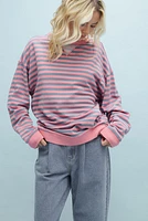 Nina Oversized Striped Crew