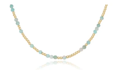 15" Choker Hope Unwritten Gemstone - Amazonite