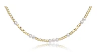 17" Choker Hope Unwritten - 3mm Pearl