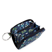 RFID Petite Zip-Around Wallet - Plants